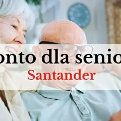 Uśmiechnięci seniorzy cieszą się życiem, a ich konto aurum w Santanderze zapewnia im spokój.