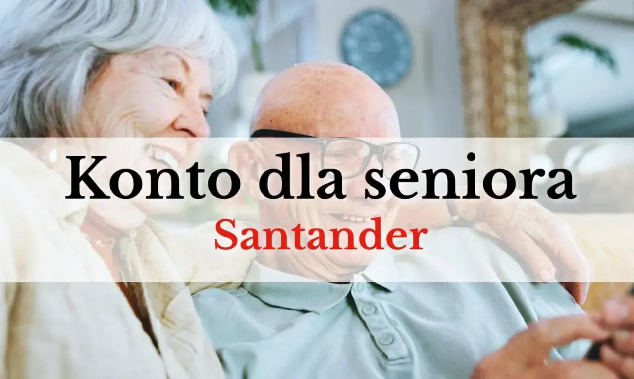 Uśmiechnięci seniorzy cieszą się życiem, a ich konto aurum w Santanderze zapewnia im spokój.