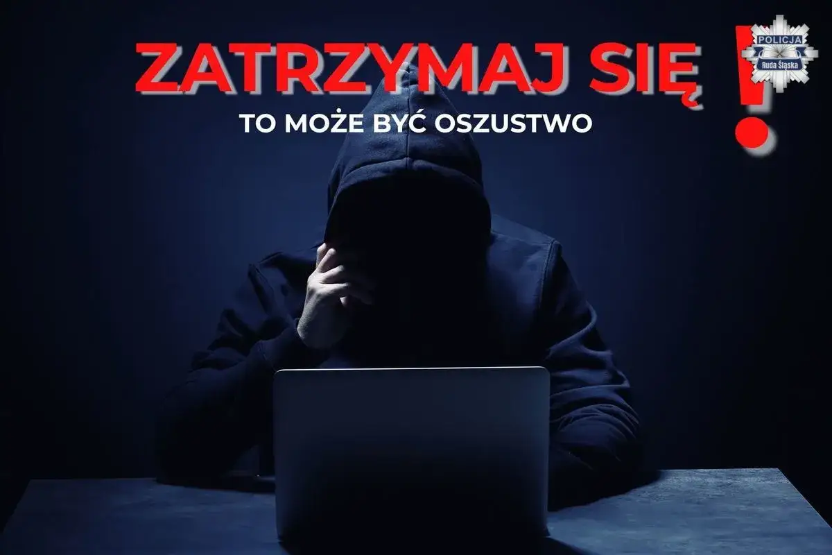 Zatrzymaj się! To może być oszustwo. Policja ostrzega przed przychodzącymi wiadomościami od PKO BP, które mogą być próbą wyłudzenia danych.